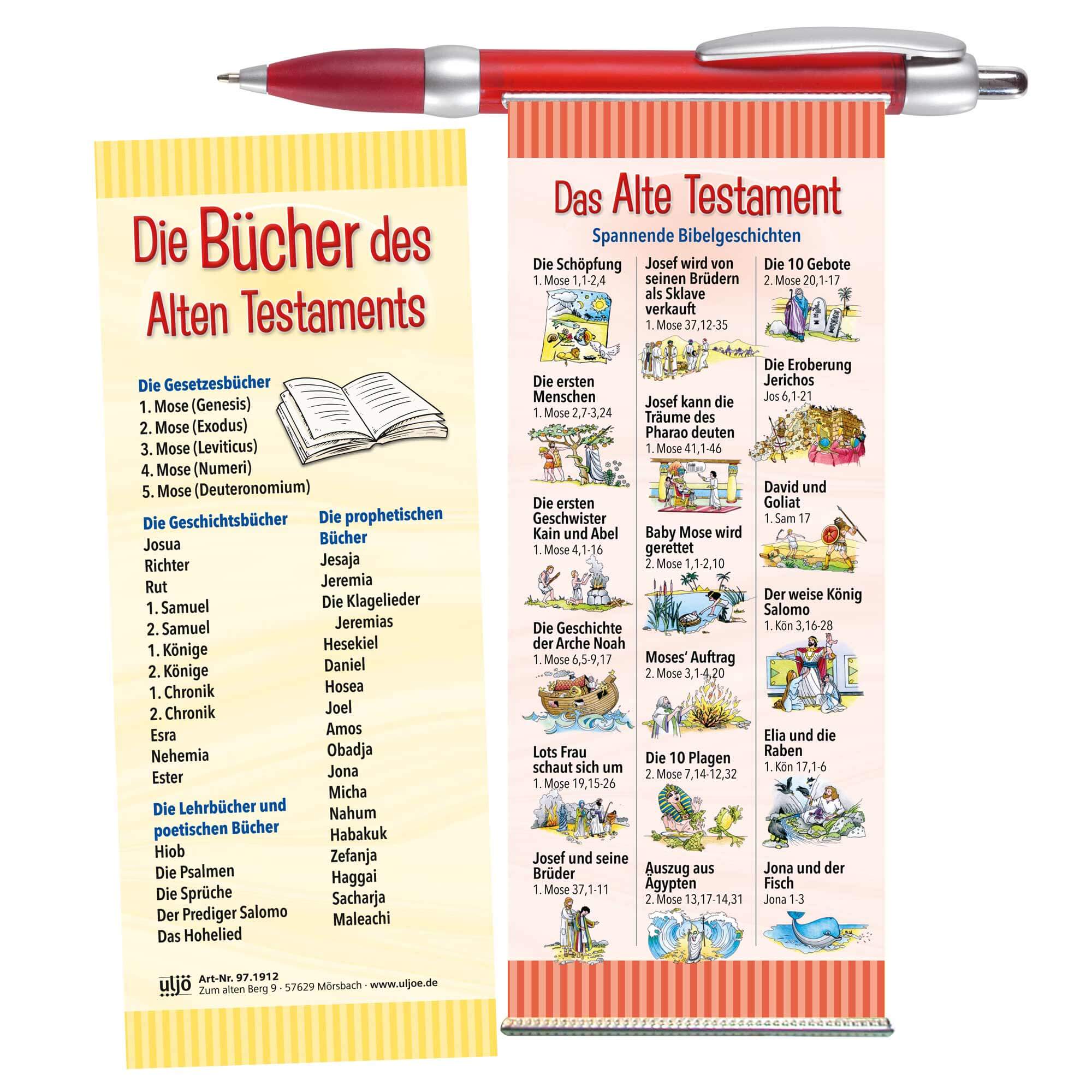 Kugelschreiber - "Geschichten der Bibel - AT"