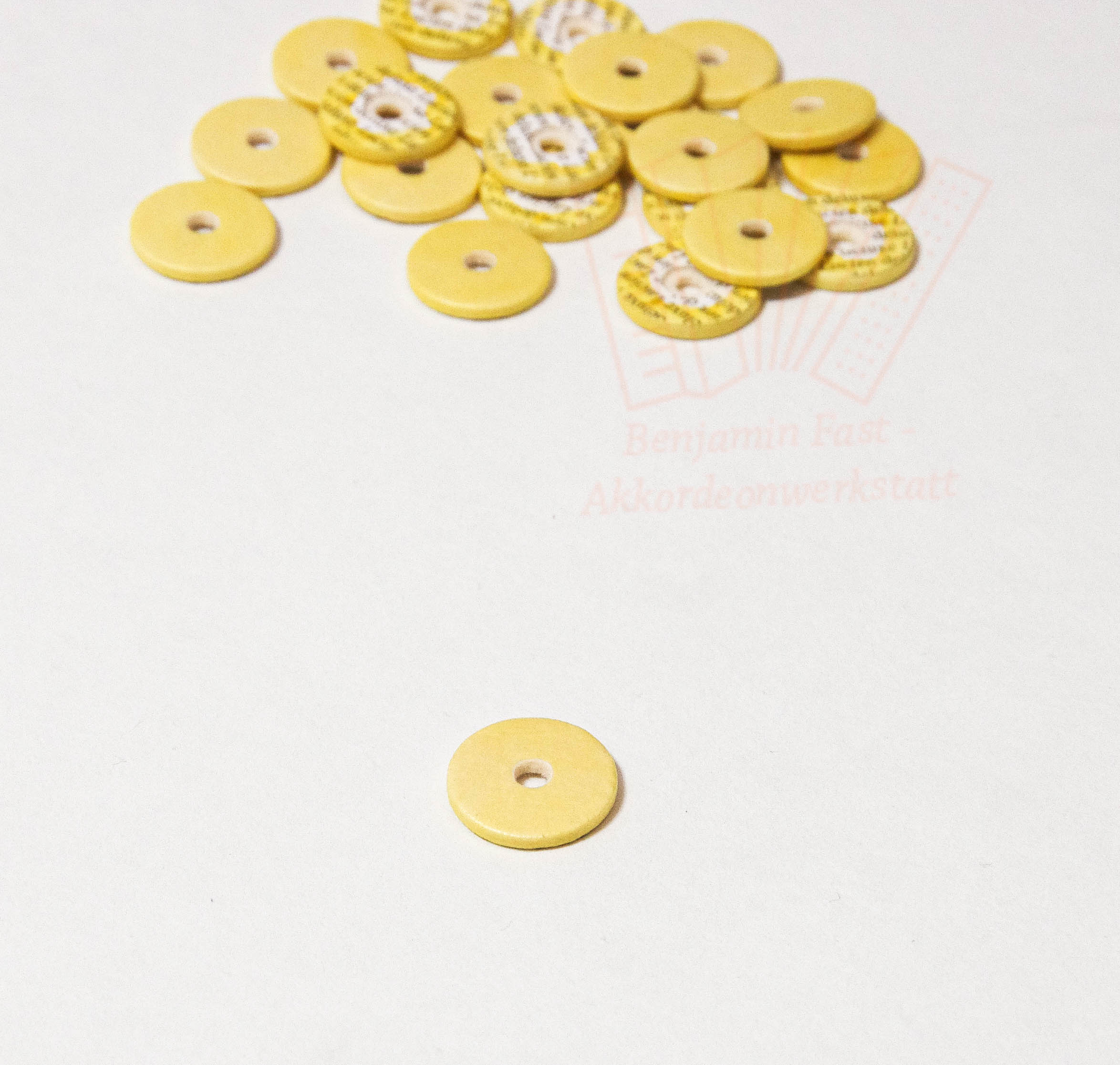 Flötenpolster Pisoni Lucien DELUXE 17,5x2,3mm - Abverkauf Flötenpolster Pisoni Lucien DELUXE 17,5x2,3mm, 10er Set - Abverkauf