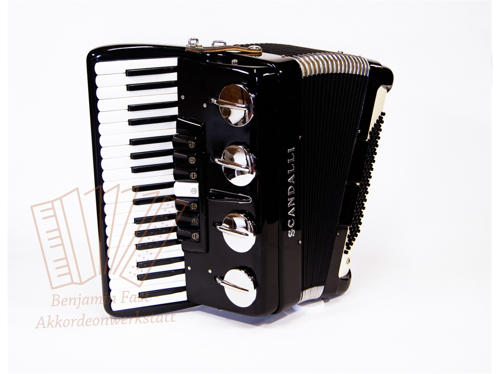Akkordeon Scandalli Saxophonklappen gebraucht