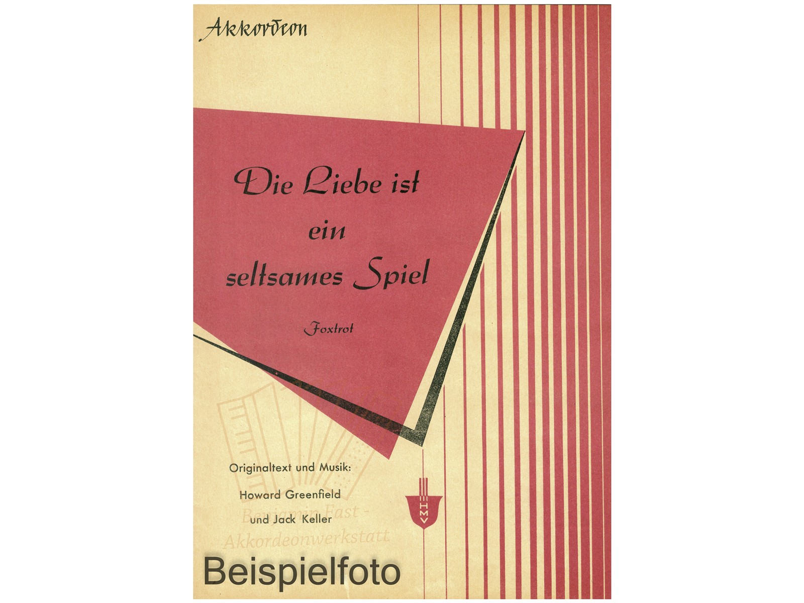 Die Liebe ist ein seltsames Spiel, Einzelausgabe - Antiquariat