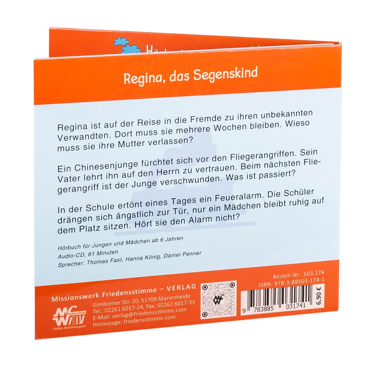 Hörbuch CD - Regina, das Segenskind Hörbuch CD - Regina, das Segenskind