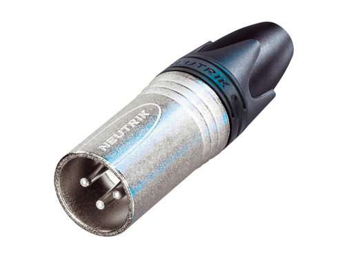 XLR-Stecker 3p. male NC3MXX Neutrik XLR-Stecker 3p. male schwarz NC3MXX Neutrik