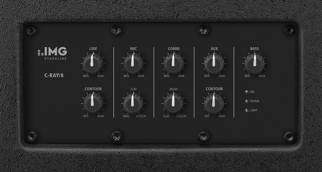 Aktives Säulen-PA-Lautsprechersystem C-RAY/8 Aktives Säulen-PA-Lautsprechersystem C-RAY/8