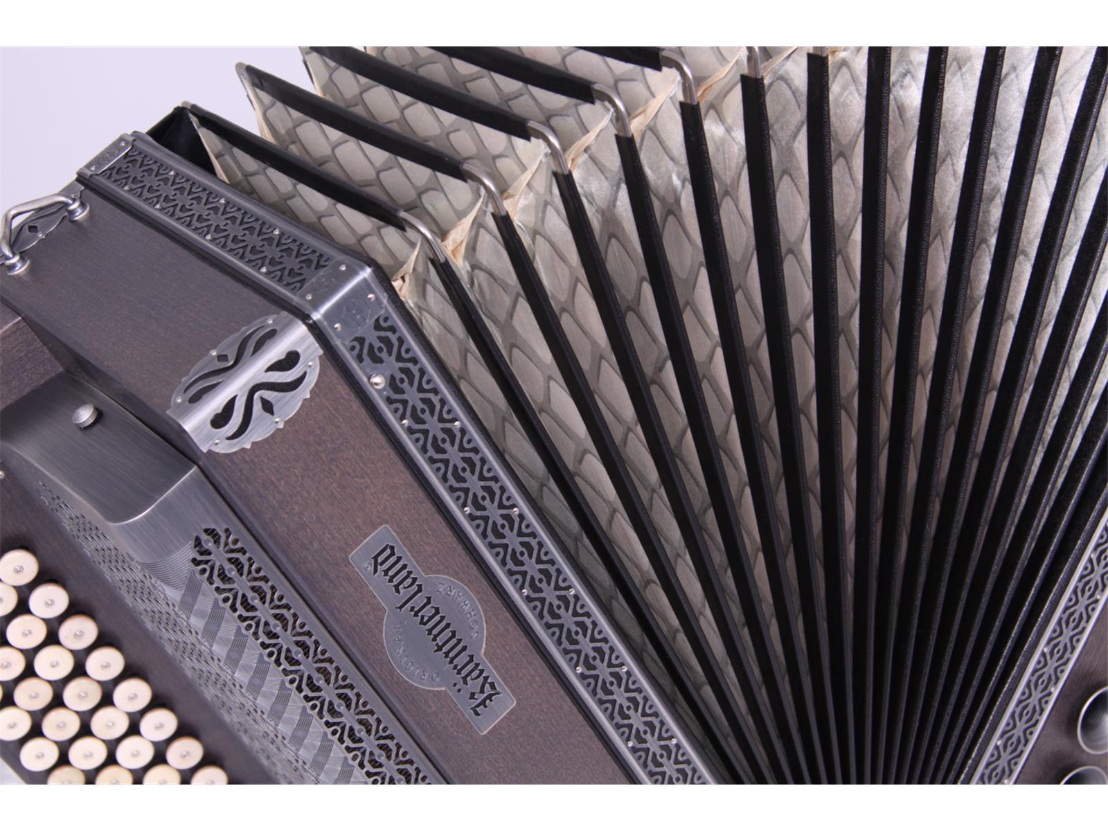 Steirische Harmonika Kärntnerland (Gold) Bergmassiv C/F/Bb/Eb