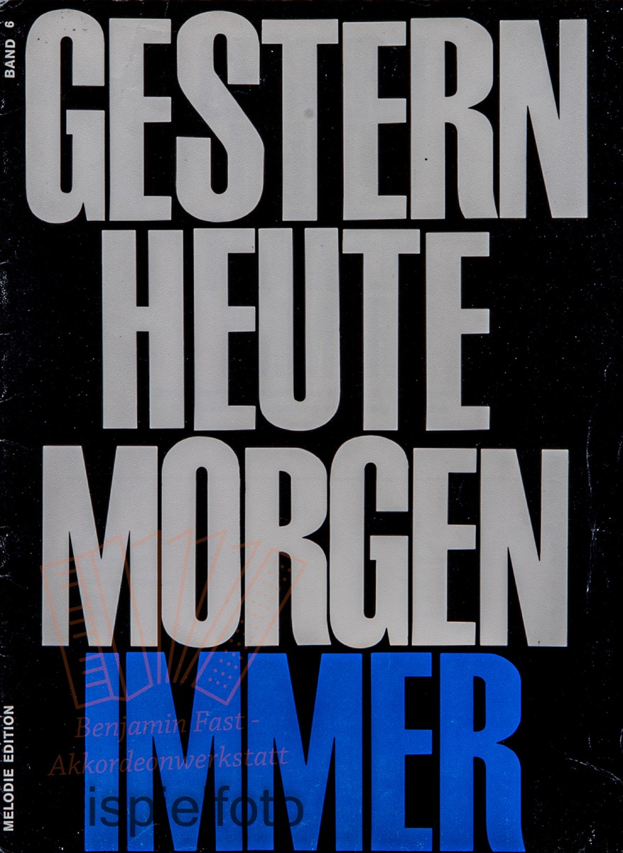 Gestern heute morgen immer 6 - Antiquariat