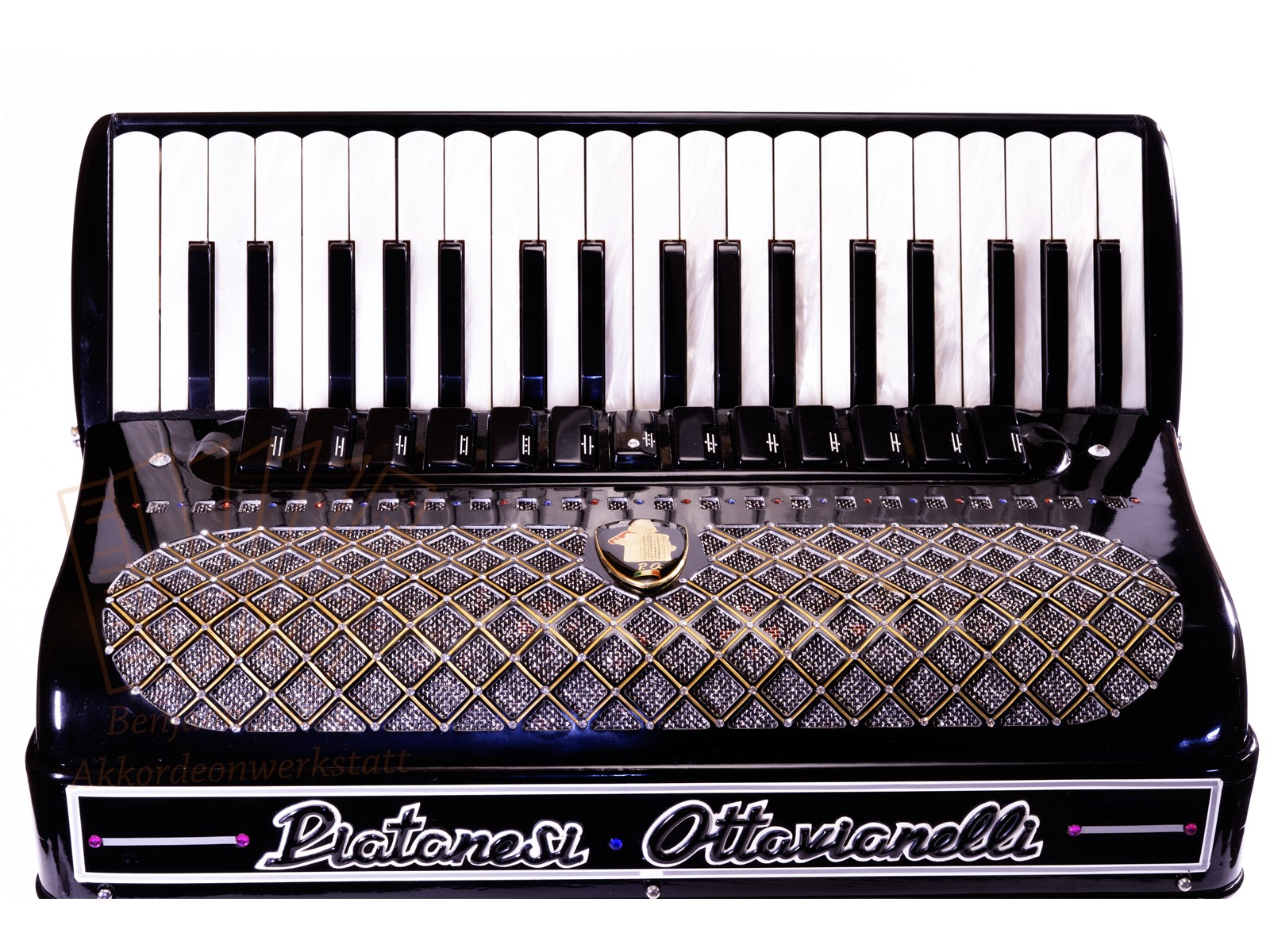 Akkordeon Piatanesi Ottavianelli 96 37/96/V/13/5 schwarz - gebraucht