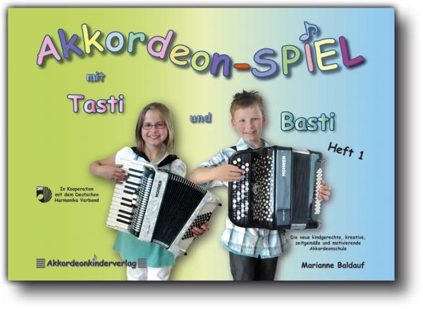 Baldauf, Marianne Akkordeon-Spiel mit Tasti und Basti 1 Baldauf, Marianne Akkordeon-Spiel mit Tasti und Basti 1