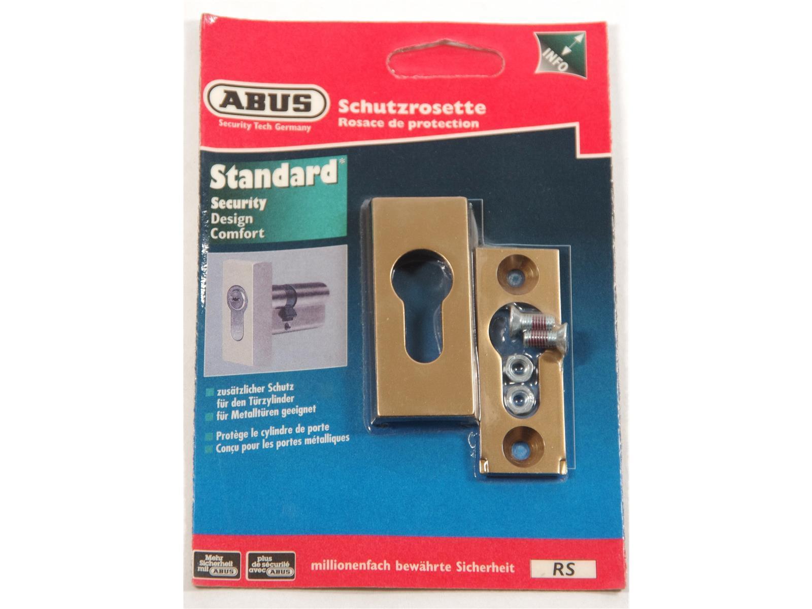 Schutzrosette RS 314 14mm eckig Alu ABUS Schutzrosette RS 309 9mm eckig Alu ABUS