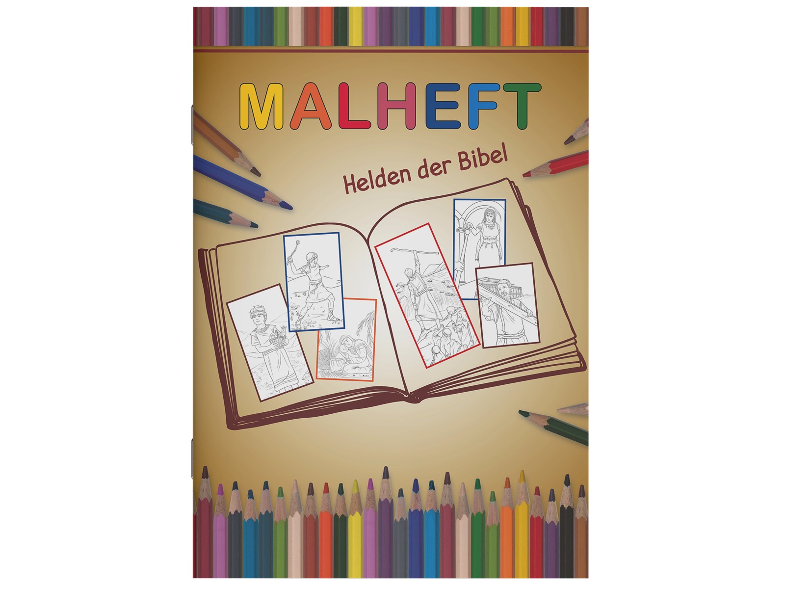 Malheft - Helden der Bibel