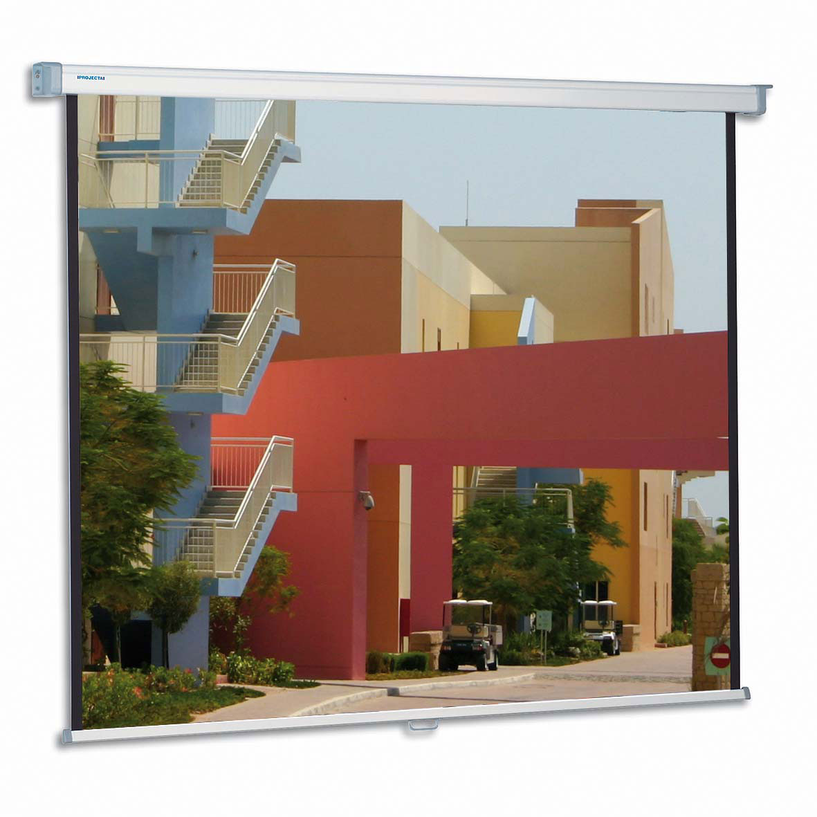 Leinwand SlimScreen 183x240 weiß Leinwand SlimScreen 183x240 weiß