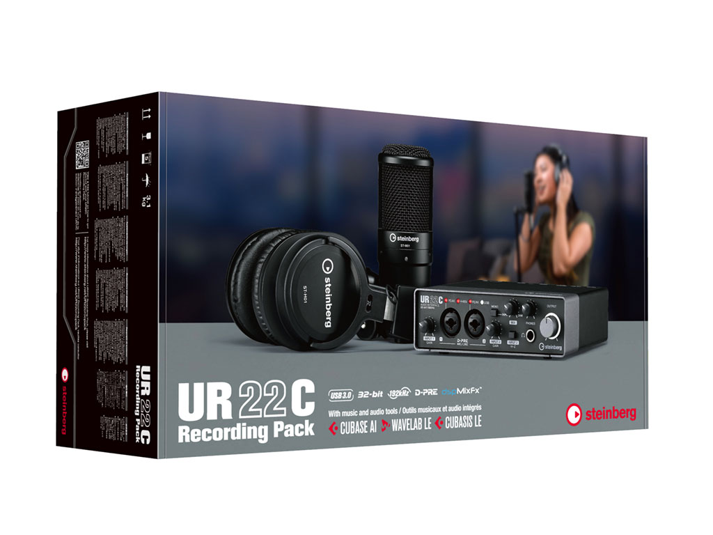 USB 3.0 Audiointerface Steinberg UR22C | Recording-Pack