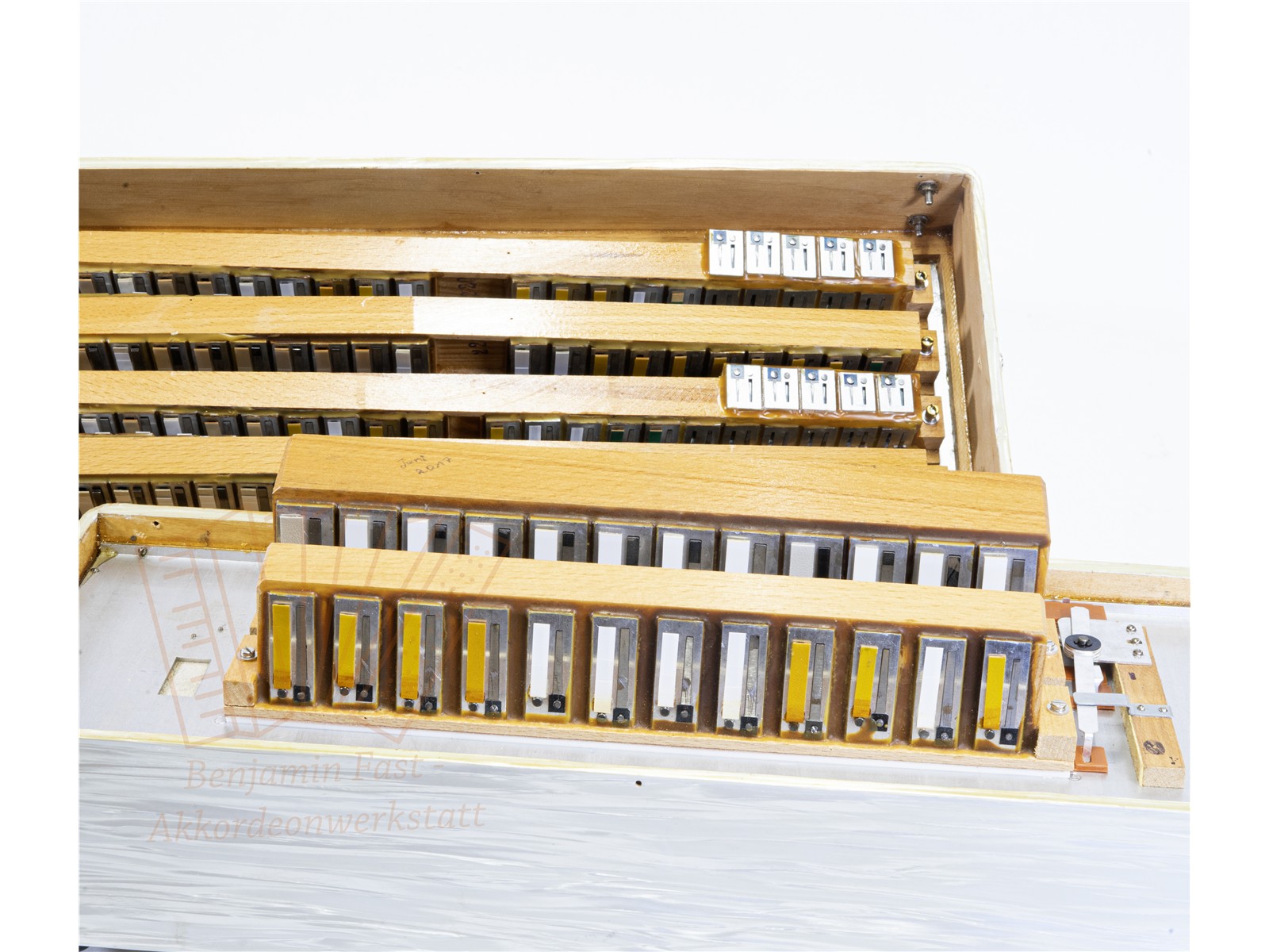 Akkordeon Weltmeister Stella 120 41/120/IV/11/5 weiß - gebraucht